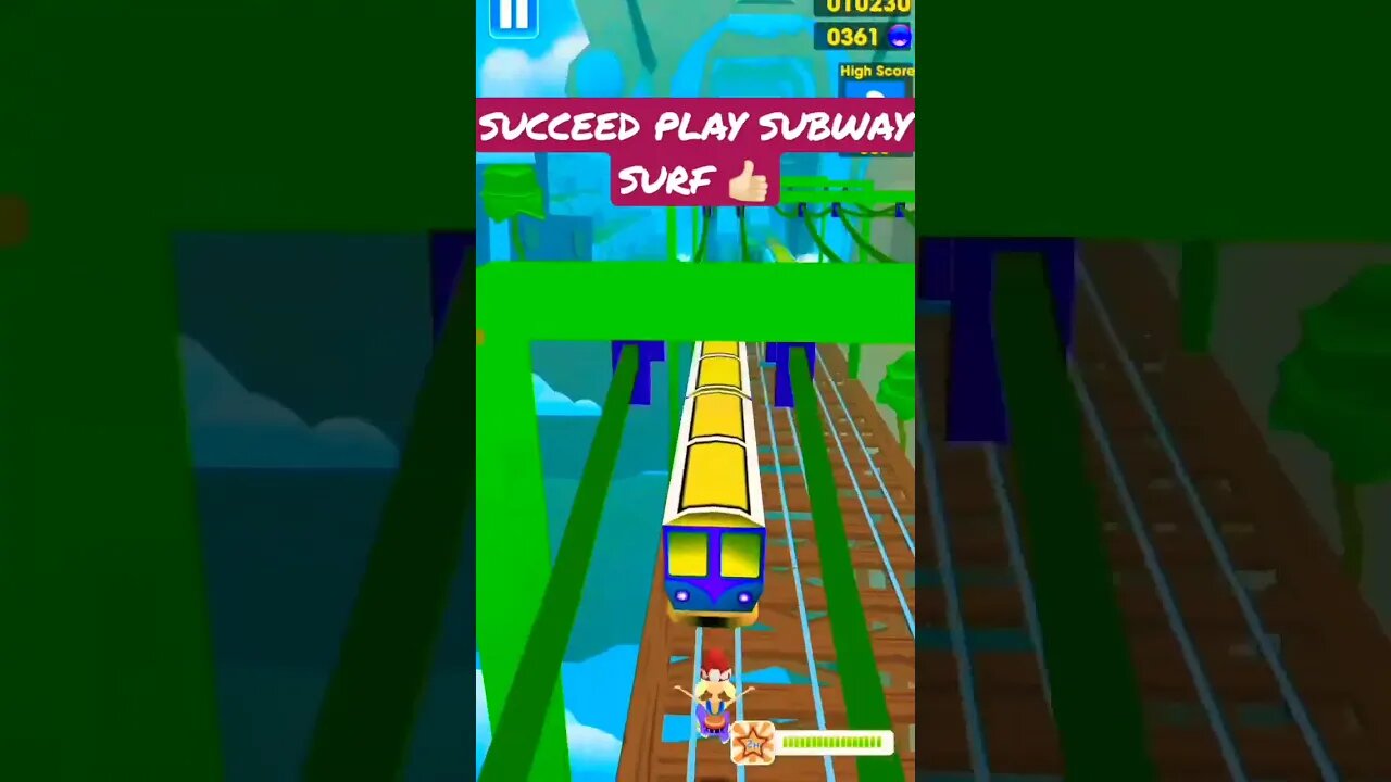 PLAY SUBWAY SURF FINALLY SUCCEED 👍🏻