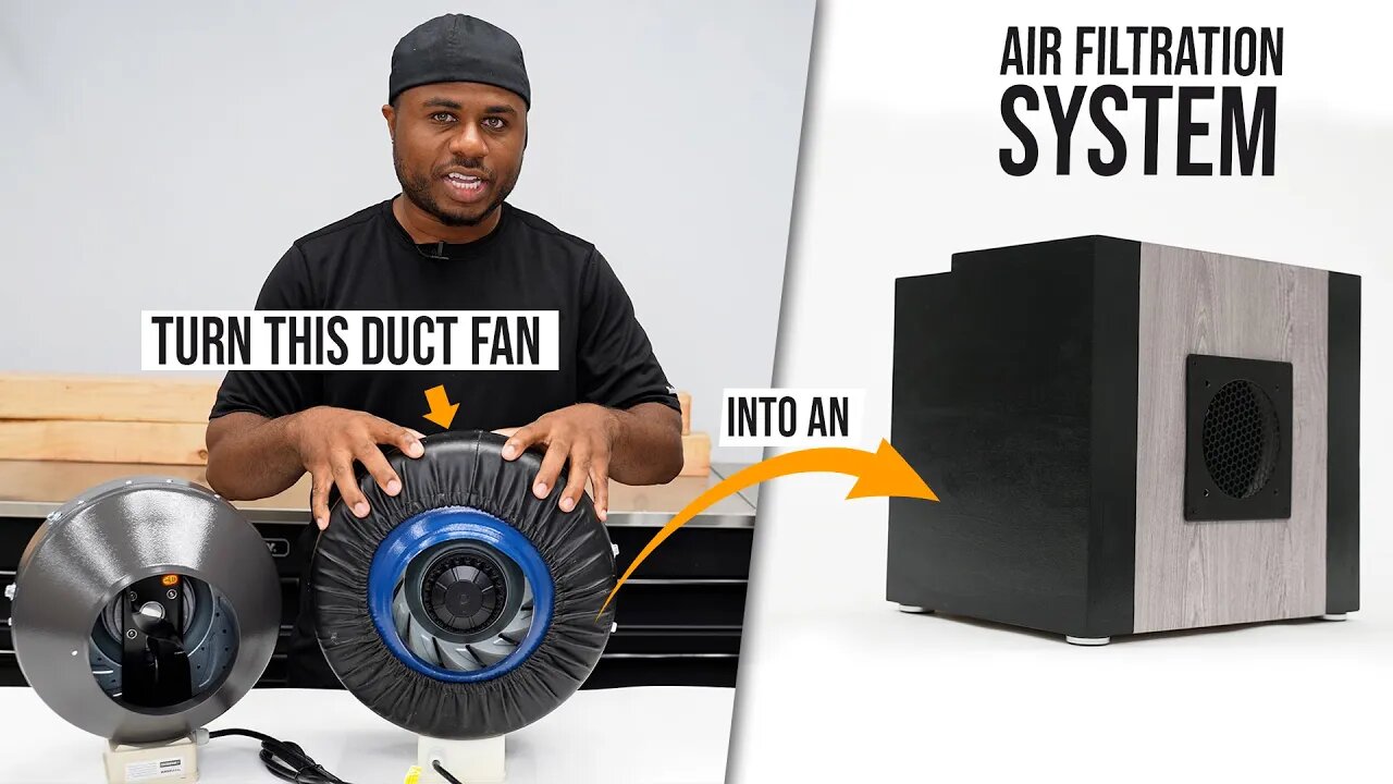 How to make a wood shop AIR filtration system