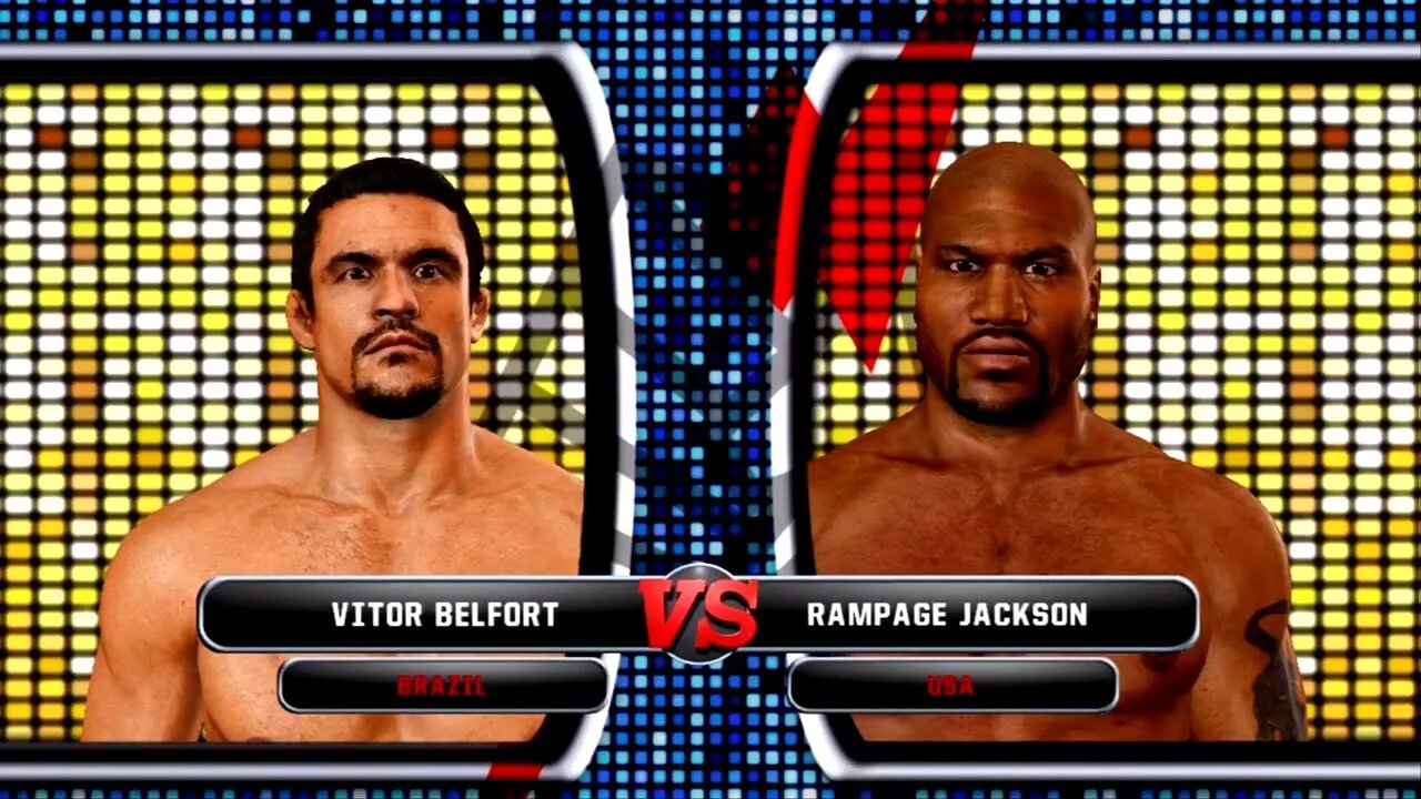 UFC Undisputed 3 Gameplay Rampage Jackson vs Vitor Belfort (Pride)