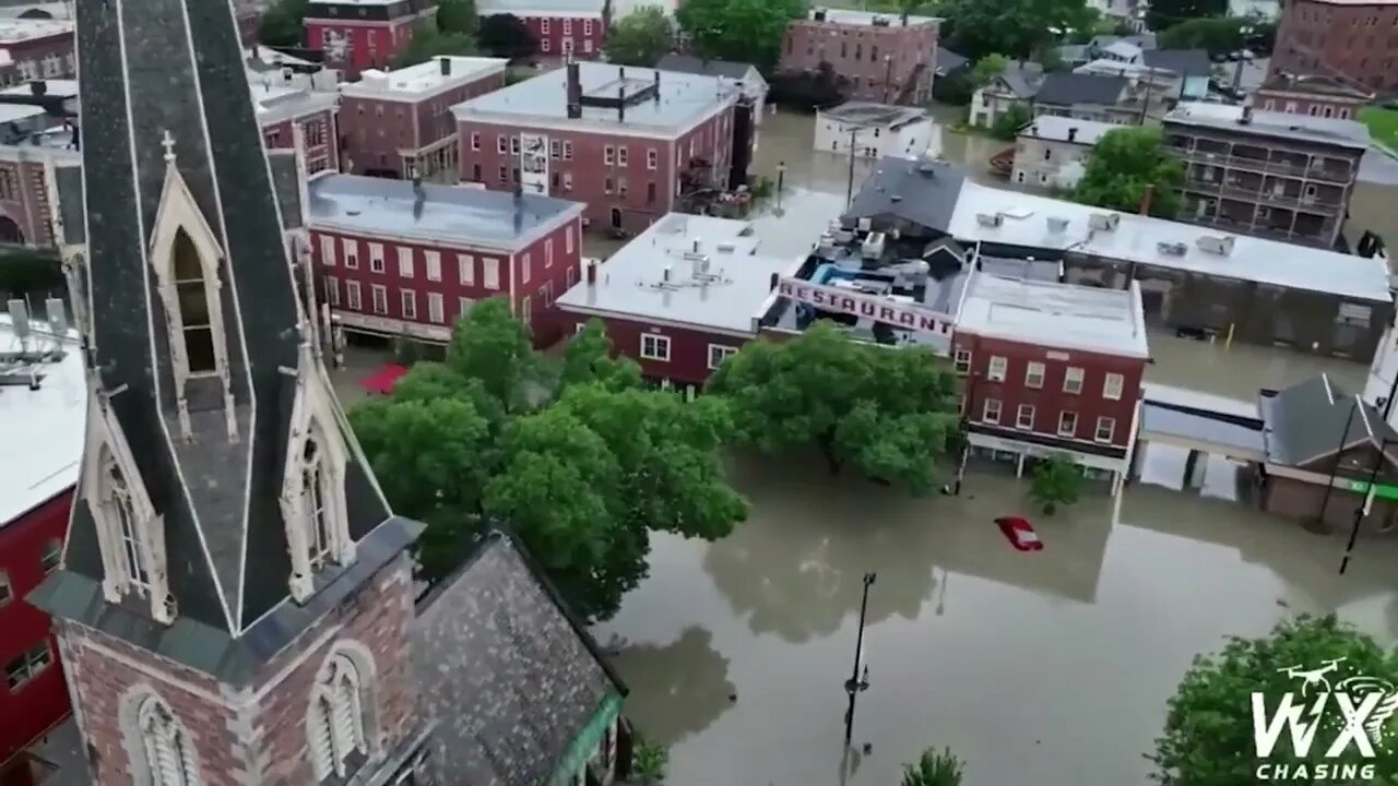 Vermont's Cities And Towns Hit By Devastating Floods