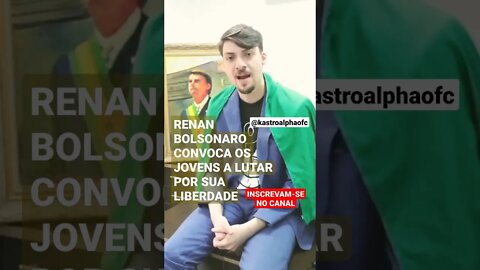 FILHO DE BOLSONARO CONVOCA OS JOVENS A LUTAR PELA LIBERDADE #shorts #brasil #bolsonaro