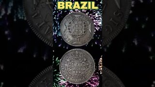 Brazil 960 reis 1820.#shorts #coinnotesz