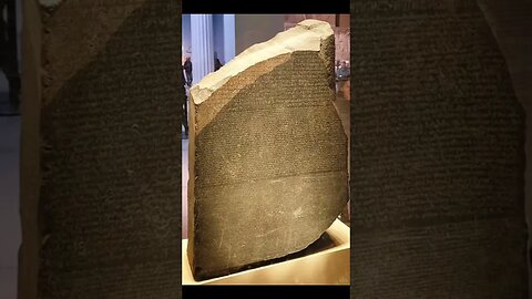 The Rosetta Stone at the British Museum #shorts