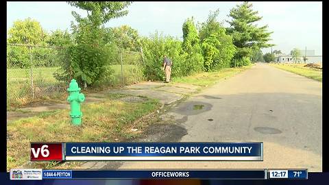 Cleaning up the Reagan Park community