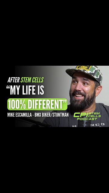 How Mike Escamilla is Living Pain-Free After Decades of Broken Bones - CPI Stem Cells Podcast