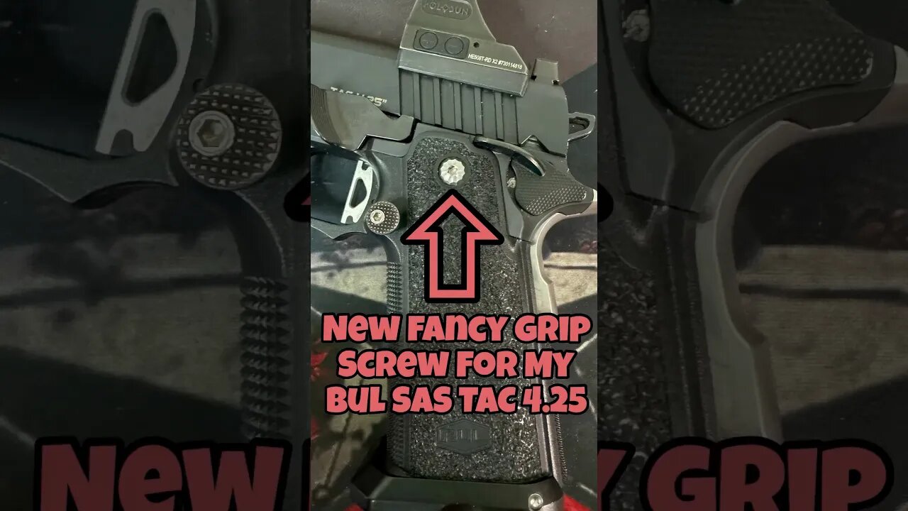 Fancy New Grip Screws For My Bul SAS TAC 4.25