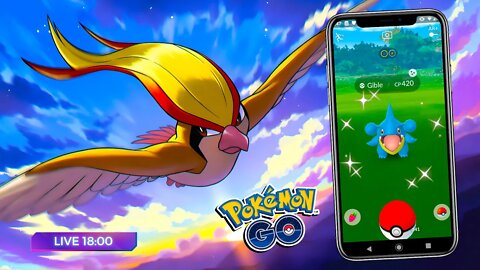 🚶 A SAGA DO PIDGEY COMEÇOU! Gible, Rufflet e MAIS! Desejos Míticos! Live na RUA! Pokémon GO