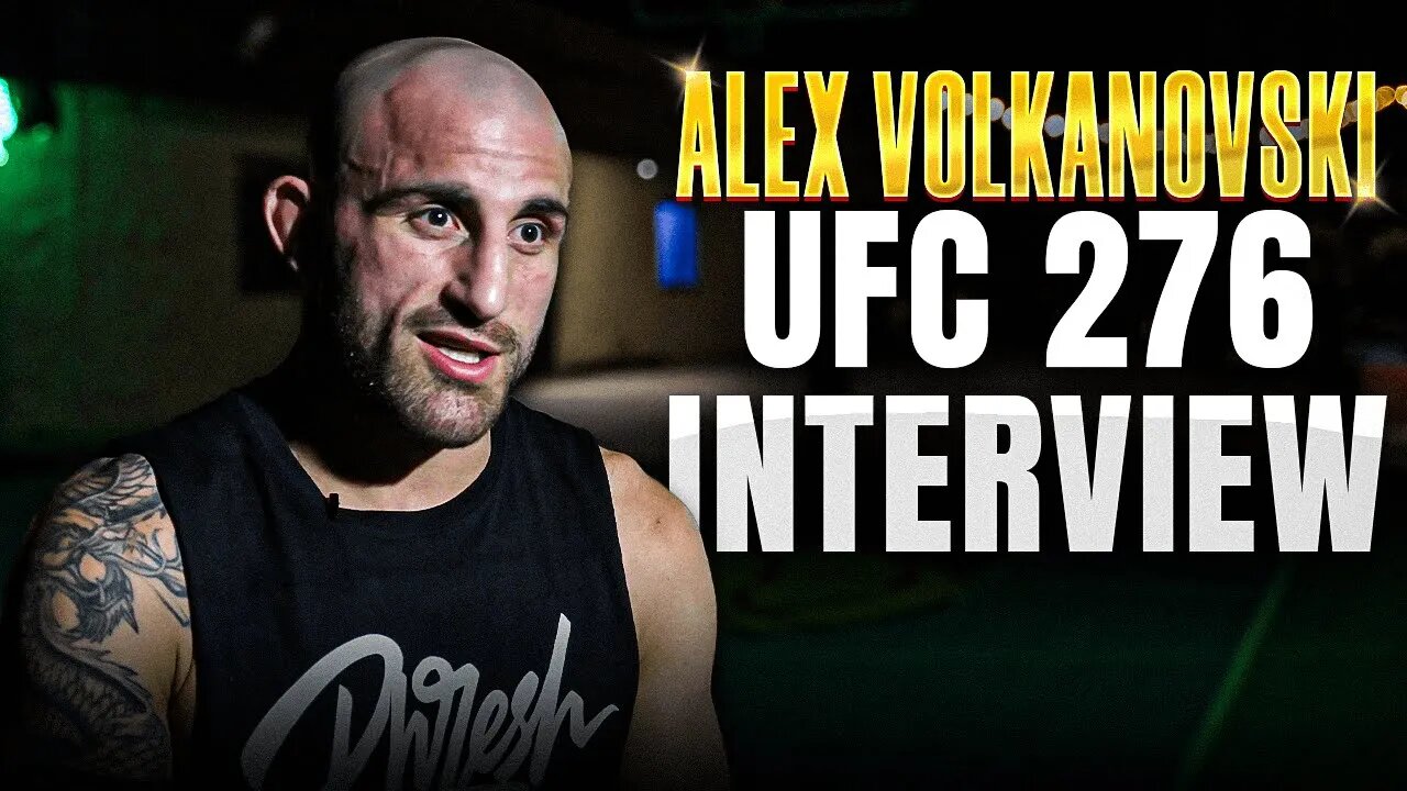 Alexander Volkanovski on 3rd Fight vs. Max Holloway | UFC 276 Interview