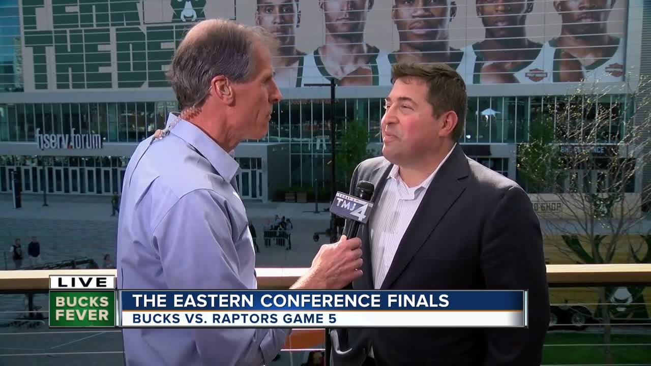 Bucks President Peter Feigin talks with Charles Benson ahead of pivotal Game 5