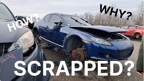 YOU WONT BELIEVE WHY THIS RX8 MADE IT TO THE SCRAPYARD!!