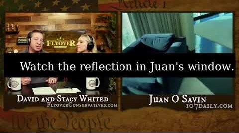 Juan O' Savin’s Reflection in a Window Is Cited by Kerry Cassidy