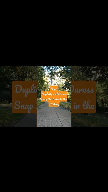 Made to Believe I'd be Murdered, Day 1