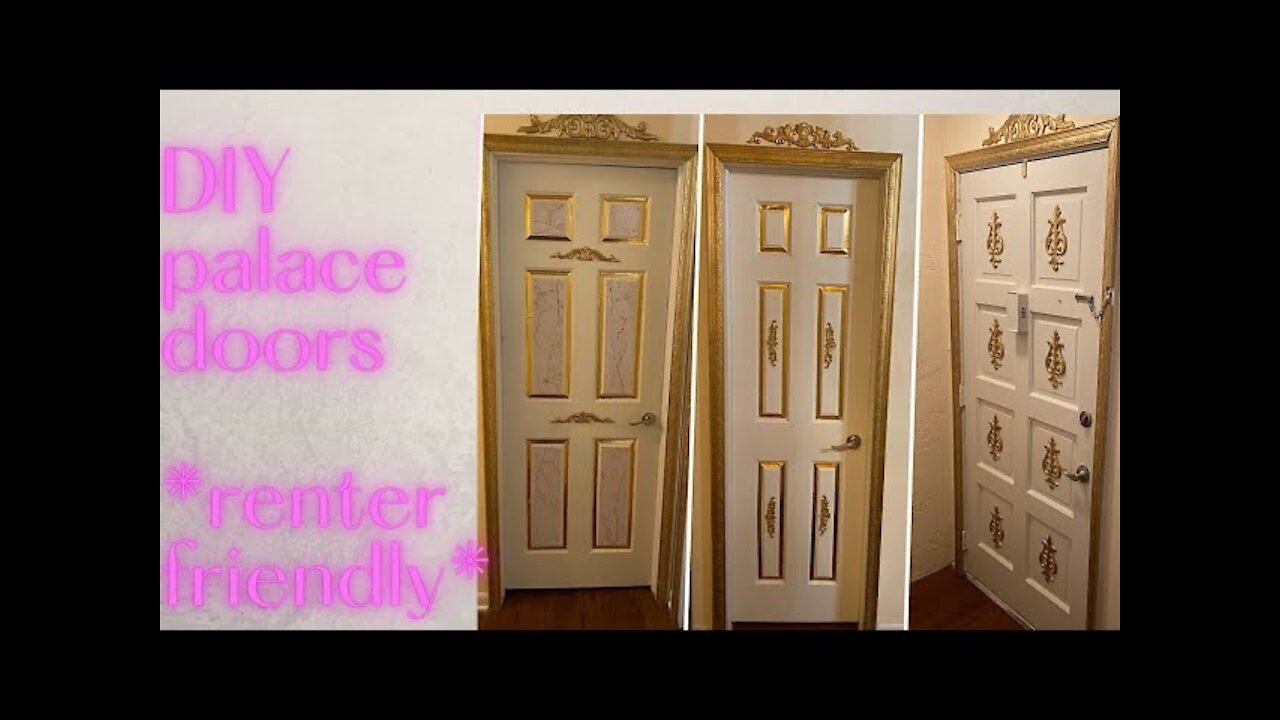Door makeovers: how to make your doors look fancier!