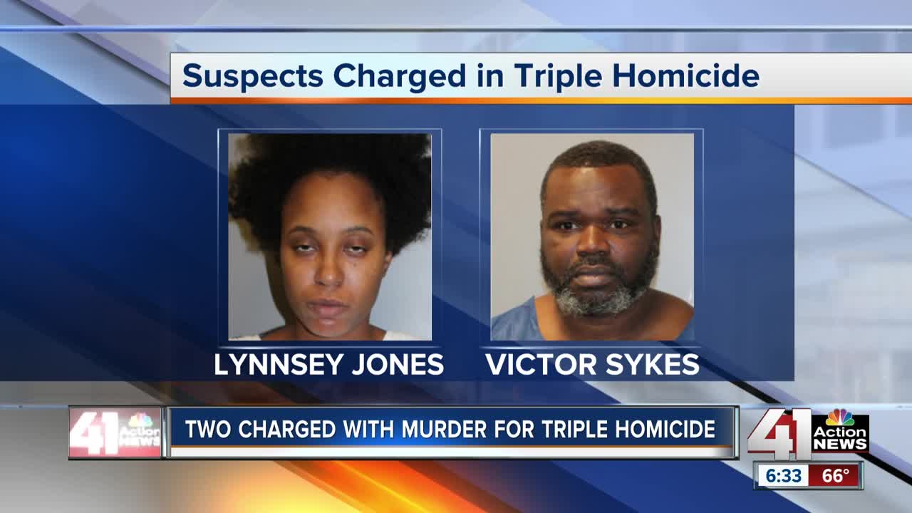 Boyfriend, girlfriend charged in KCMO triple homicide