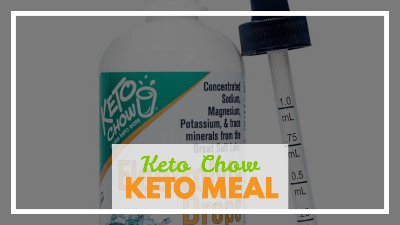 Keto Chow Meal Replacement Review