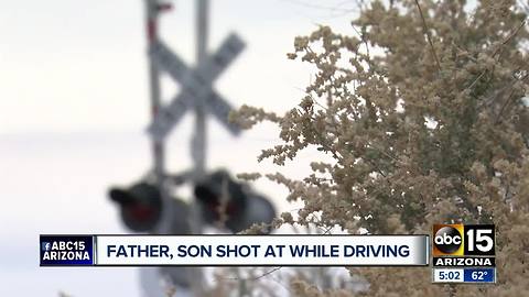 Father, son shot at in West Valley