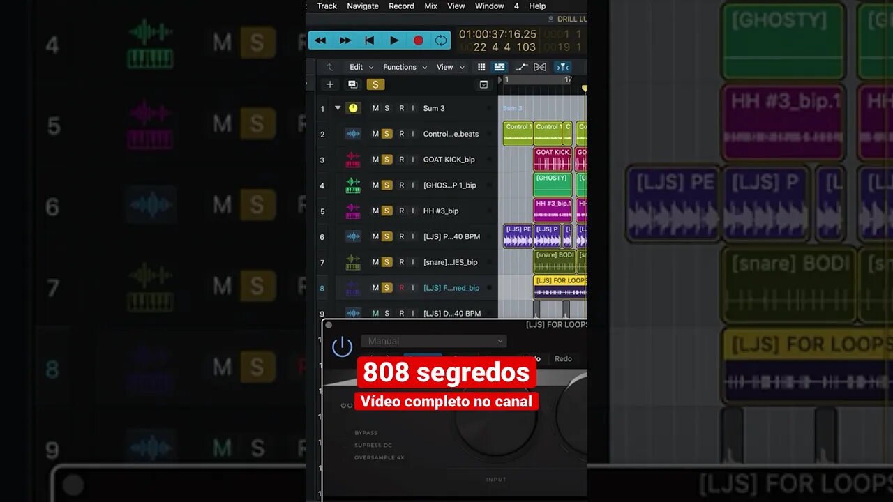 808 drill #mixagememasterização