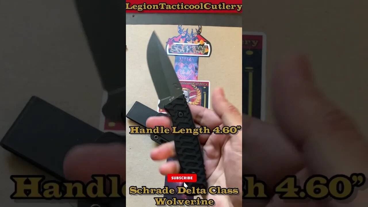 SchradeDeltaClass Wolverine #shorts #shortsvideo #shortsyoutube #knifereview #droppoint #edc #hiking