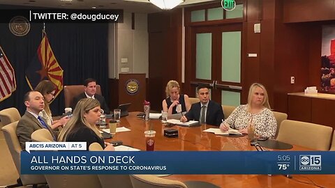 Arizona Governor Doug Ducey talks coronavirus in Arizona