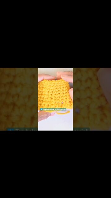 The seamless single crochet join method 🤯🧶 Never see another seam! #crochet #shorts