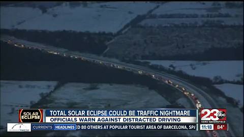 Total solar eclipse could be traffic nightmare