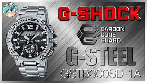 Better Than The GSTB200? | G-Shock G-Steel 200m Carbon Core Quartz GSTB300SD-1A Unbox & Review