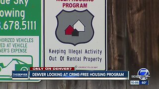 Denver police consider bringing controversial crime-free housing program to rental properties in the city