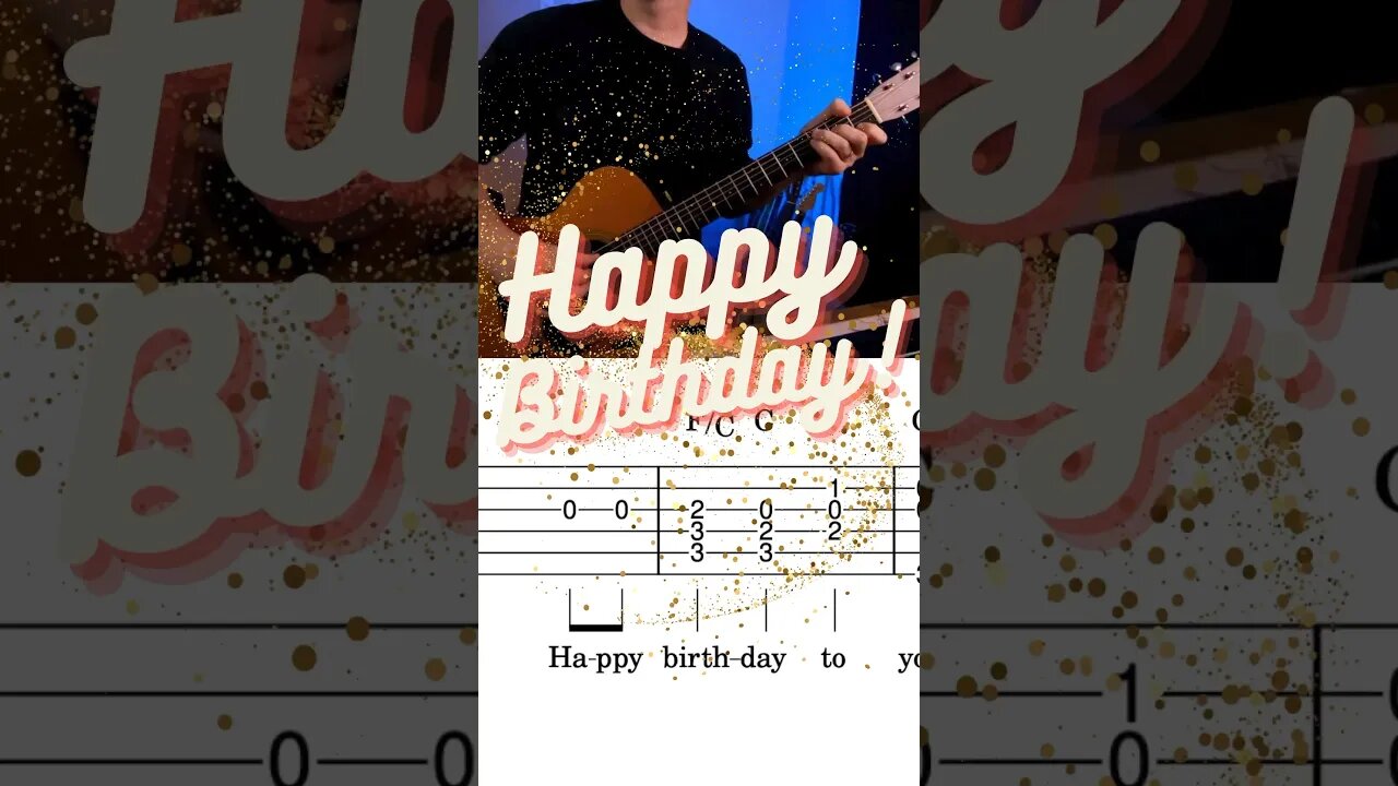 🥳🎂🎸 Happy Birthday Guitar Tab