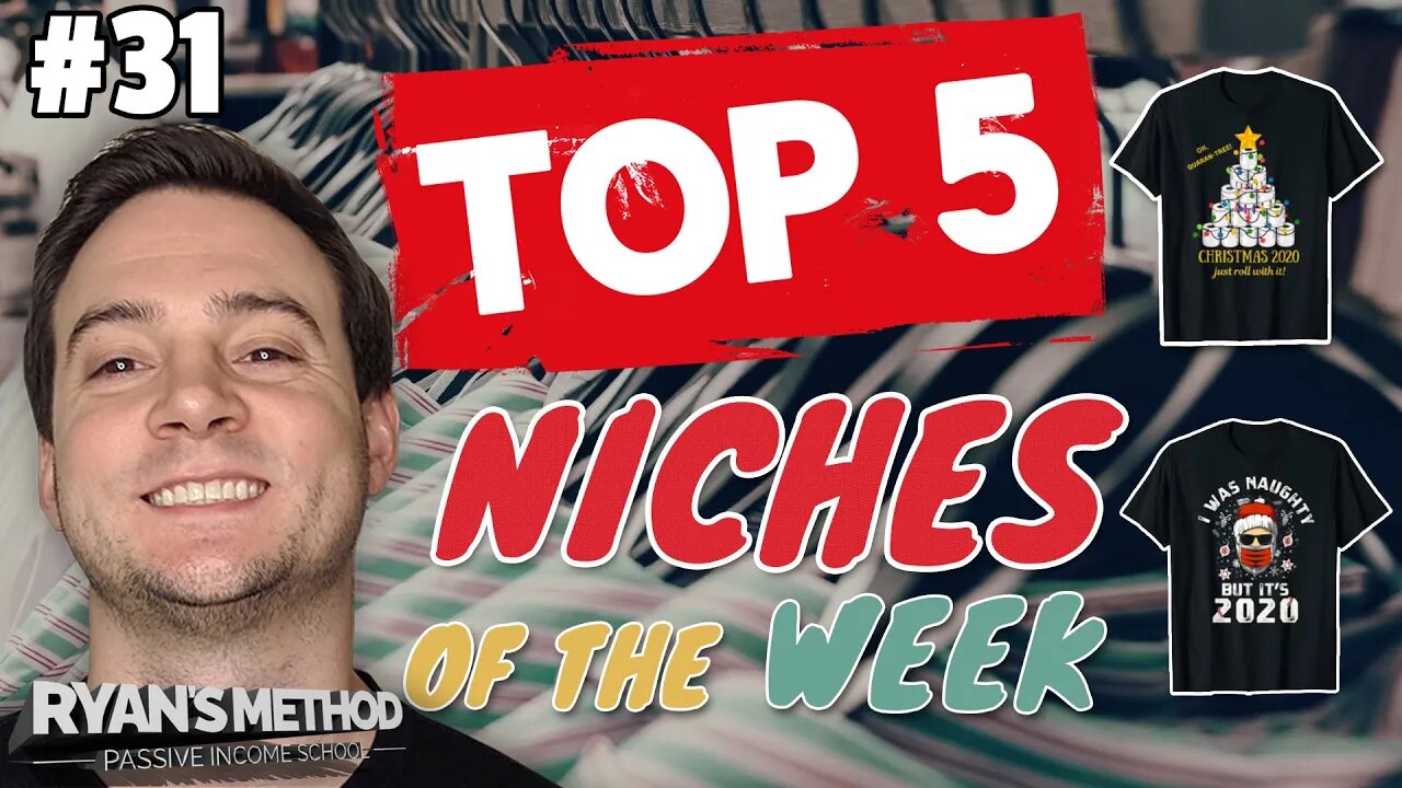 TOP 5 NICHES 🔥 Print on Demand Niche Research #31 — (12/13/2020)