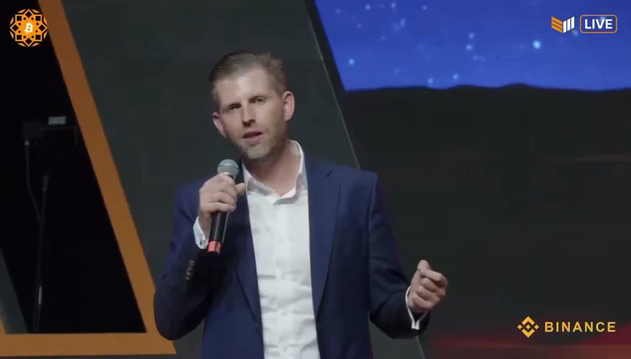 “I am confident that Bitcoin is going to hit $1 million”- Eric Trump