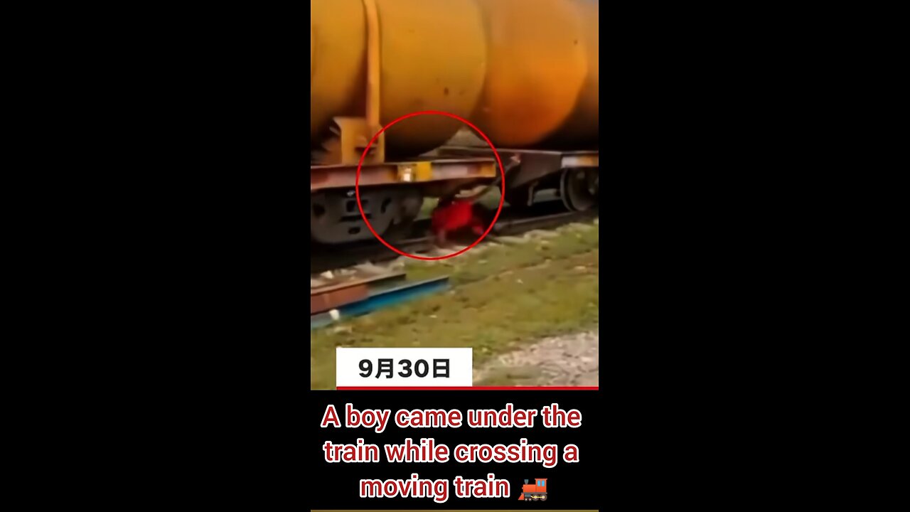 Boy struck by train while crossing🚂