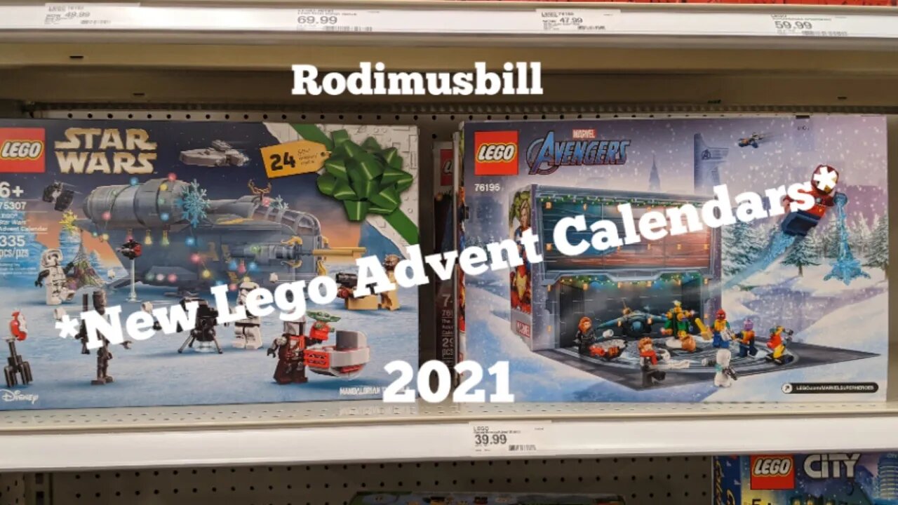 Lego Advent Calendars 2021 - STAR WARS, MARVEL, CITY *Rodimusbill New Toy Sighting*