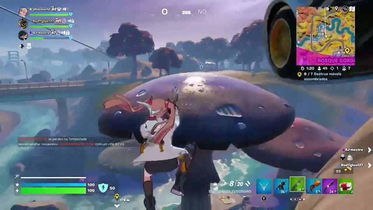 Fortnite Compre uma arma de ash Willians