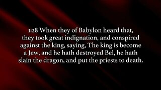 Bel and The Dragon - 1611 KJV - Text In Video - HQ Audiobook