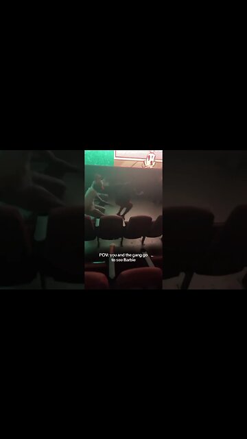 We snuck into barbie 😈