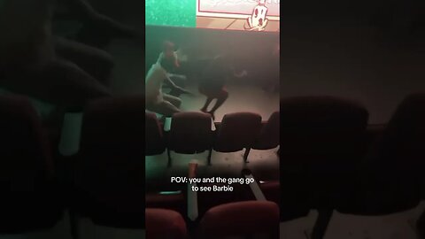 We snuck into barbie 😈