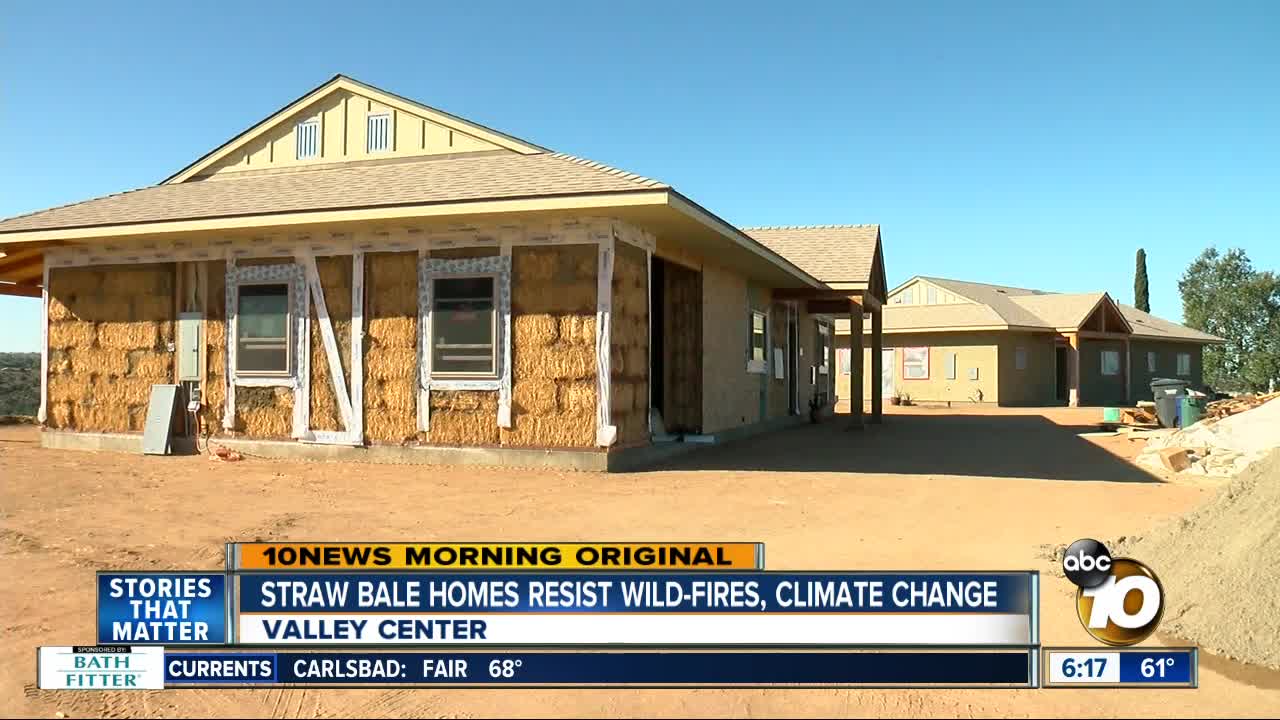 Straw homes help fight wildfires, climate change