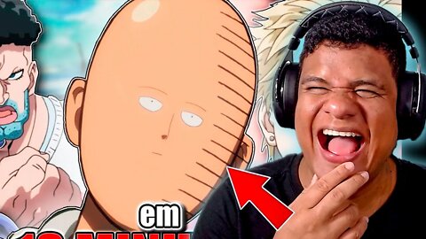 REAGINDO a ONE PUNCH MAN em 13 MINUTOS | React Anime Pro