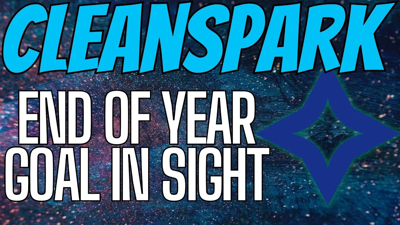 Cleanspark Stock Already On Track To Reach Hashrate Goal - Clsk