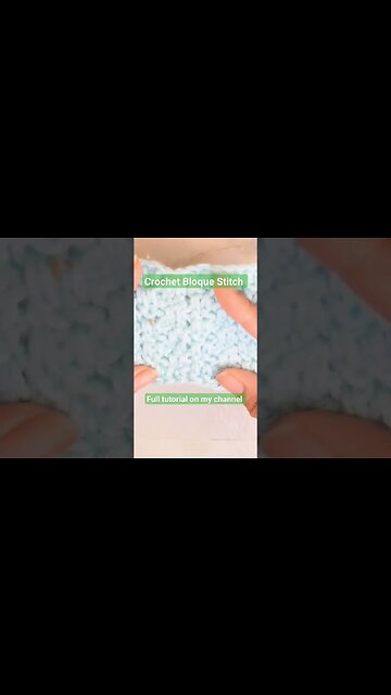 🧶Have you tried the crochet Bloque Stitch? #infiniticraftingco