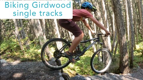 shredding girdwood single track trails: Alaska