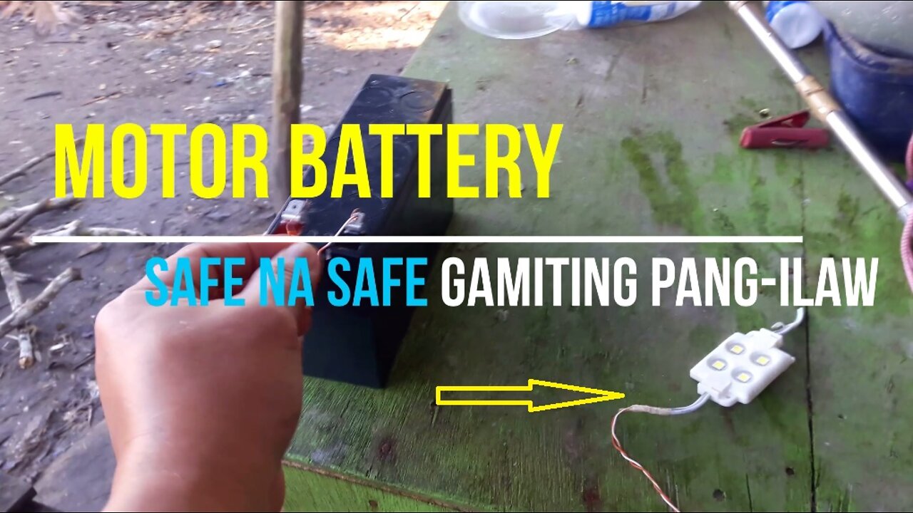 Tips: Battery ng motor safe na safe gamiting pang-ilaw ngayong panahon na walang kuryente