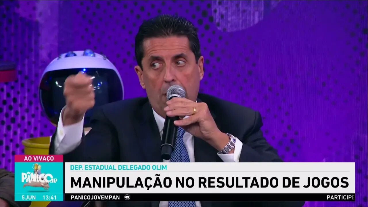 DELEGADO OLIM EXPÕE MANIPULAÇÃO DE RESULTADOS ESPORTIVOS QUE OCORRE HÁ ANOS