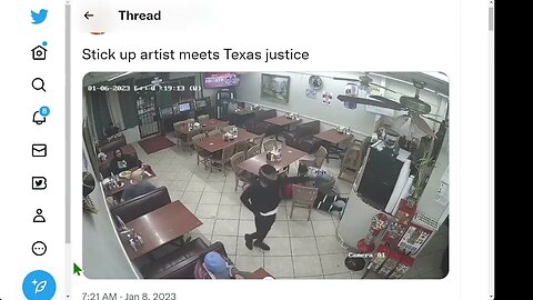 🟨不要在得克薩斯州嘗試搶劫，也絕對不要像這個人那樣用氣槍嘗試搶劫