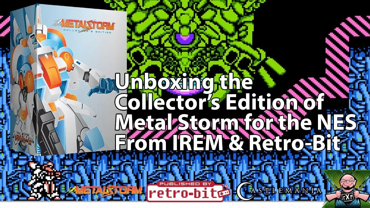 Unboxing the Collector's Edition of Metal Storm from IREM & Retro Bit For the NES