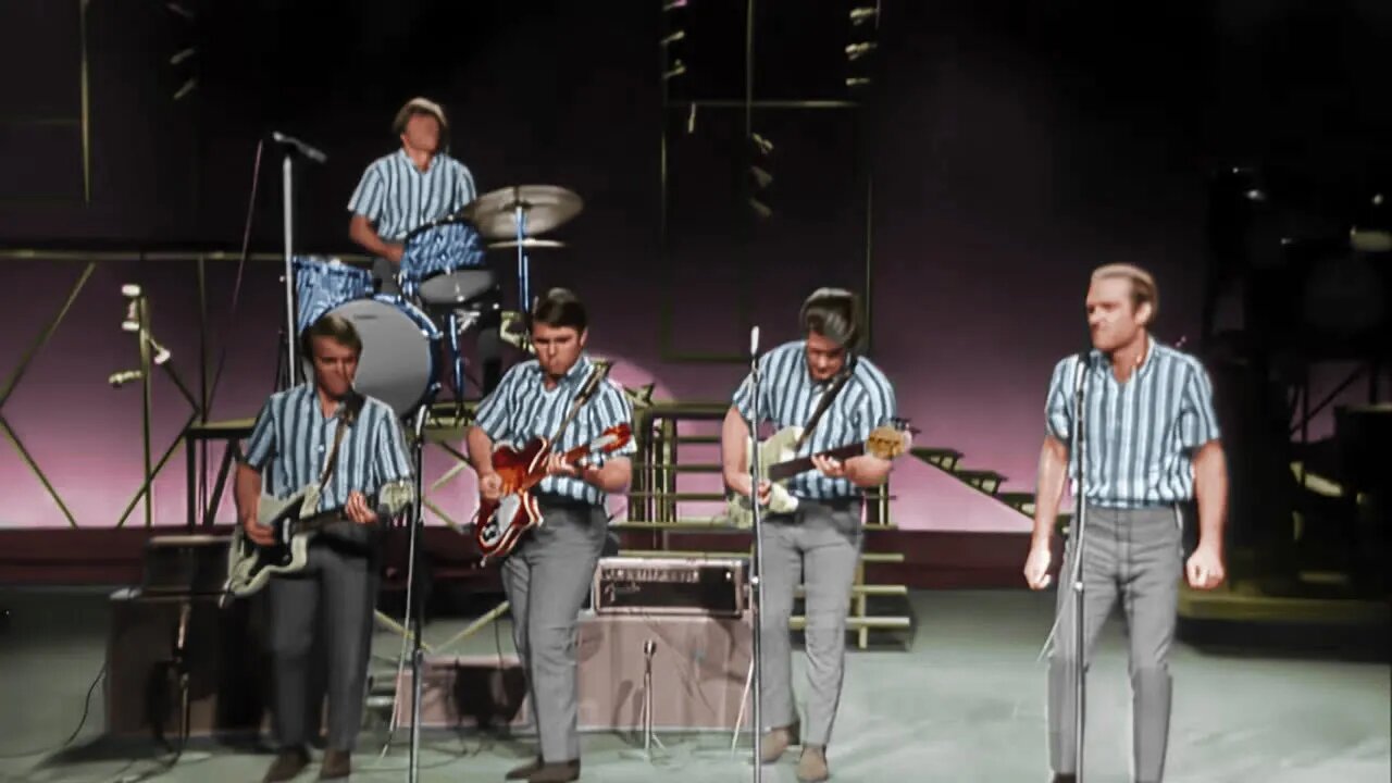 The Beach Boys - I Get Around (Live, T.A.M.I) [COLORIZED]