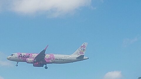 Airbus A320NEO PR-YSK Daisy Duck Livery coming from Campinas to Manaus