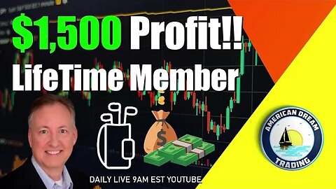 Insane $1,500 Profit Lifetime Member Stock Market