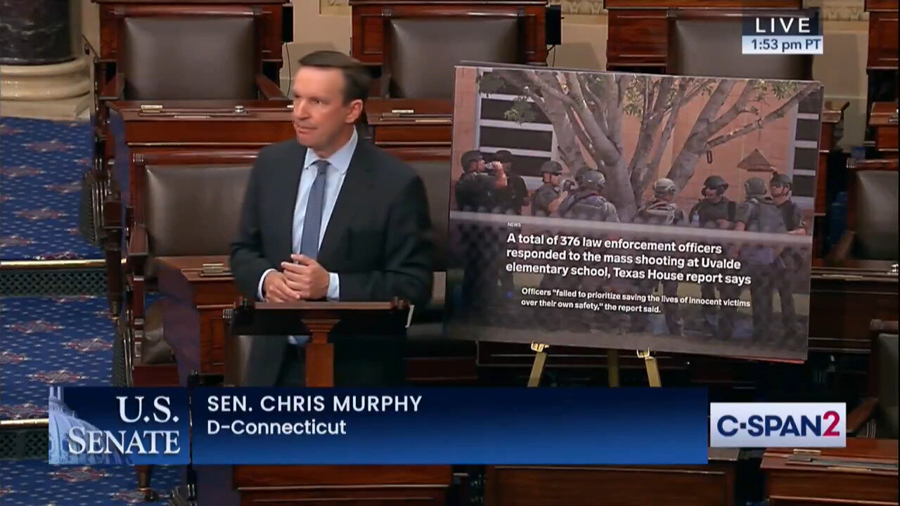 Coward Dem Sen. Chris Murphy's Gun-Grabbing Speech Proved The Exact Opposite And He Can't See It