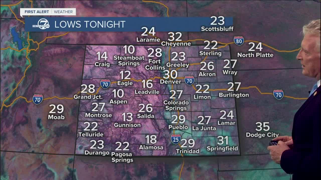 Warm weather in Denver to round out February